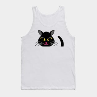 Black Cat hallowen Tank Top